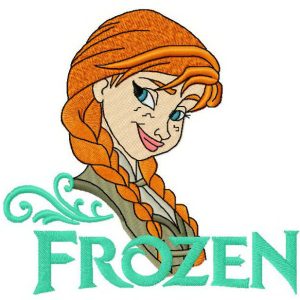 Anna Frozen 7 embroidery design