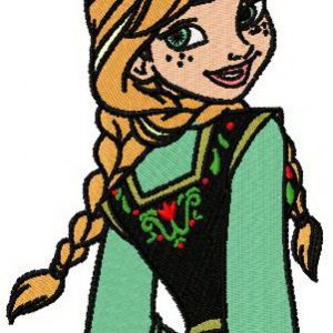 Anna embroidery design