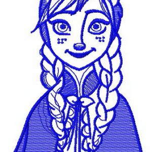 Anna sketch 3 embroidery design