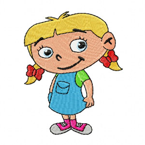 Annie embroidery design