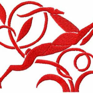 Antelope embroidery design