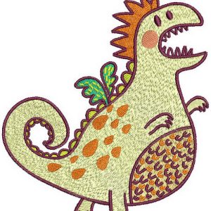 Antony the bellied heavy eater embroidery design