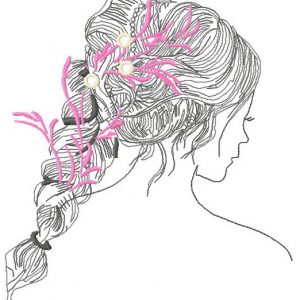 Any hairstyles here 3 embroidery design