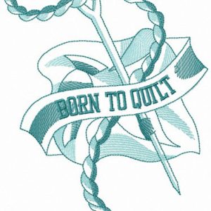 Are you ready to quilt? embroidery design