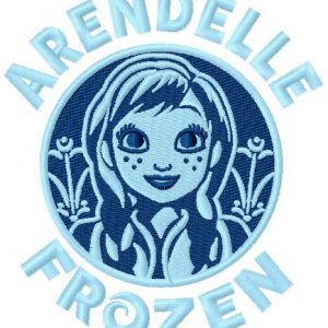 Arendelle Frozen embroidery design
