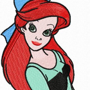 Little Mermaid Ariel  embroidery design