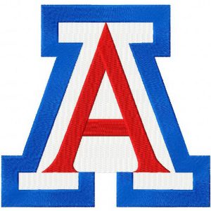 Arizona Wildcats logo embroidery design