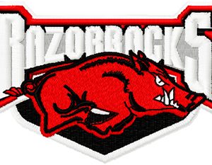 Arkansas Razorbacks Logo embroidery design