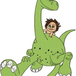 Arlo and Spot 5 embroidery design