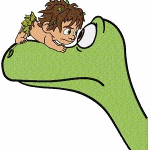 Arlo and Spot embroidery design