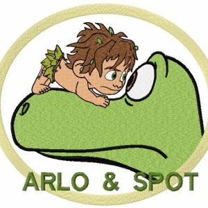 Arlo and Spot 3 embroidery design