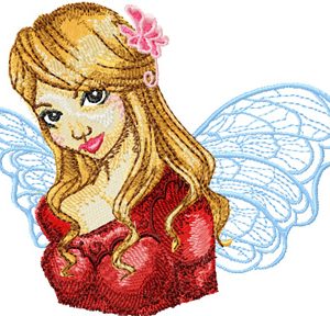 As Angel  embroidery design