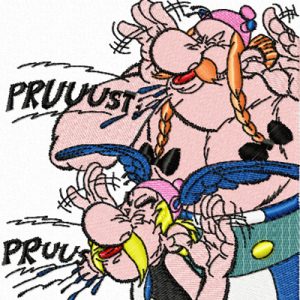 Asterix and Obelix 1 embroidery design