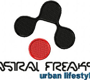 Astral Freaks Logo embroidery design