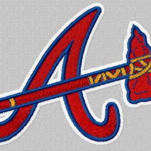 Atlanta Braves Logo 3 embroidery design