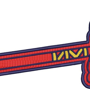 Atlanta Braves tomahawk logo embroidery design
