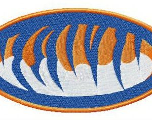 Auburn Tigers alternative logo embroidery design