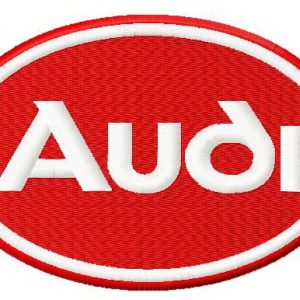 Audi logo 2 embroidery design