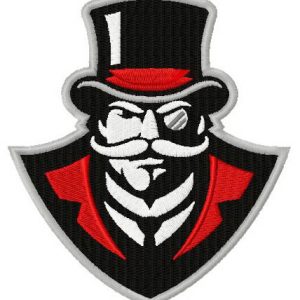 Austin Peay Governors logo 2 embroidery design