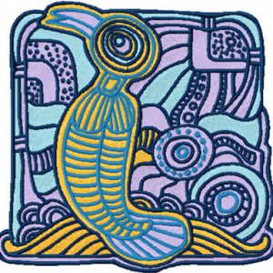 Bird Island embroidery design