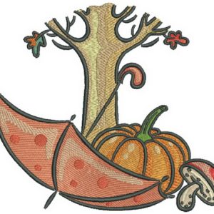 Autumn 3 embroidery design