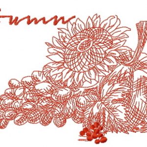 Autumn gifts 2 embroidery design