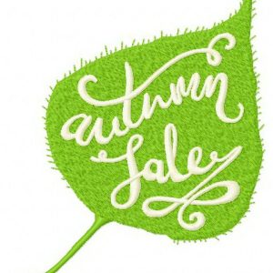 Autumn sale 2 embroidery design