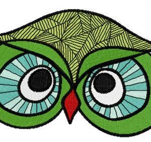 Autumn forest owl 2 embroidery design