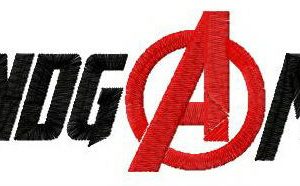 Avengers: Endgame embroidery design
