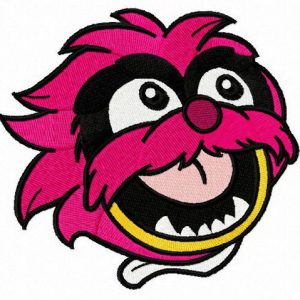 Baby Animal face embroidery design