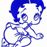 Baby Betty embroidery design