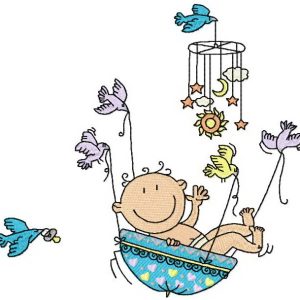 Baby boy 2 embroidery design