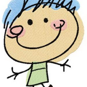 Baby boy embroidery design