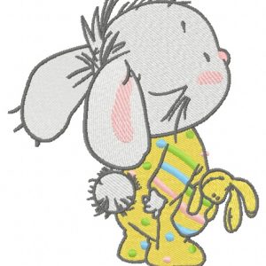 Baby bunny 2 embroidery design
