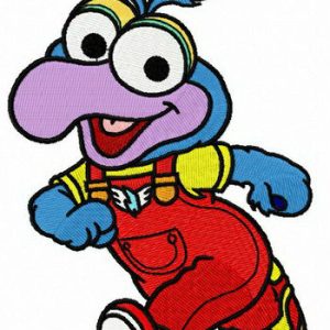 Baby Gonzo embroidery design
