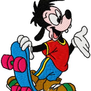Baby Goofy embroidery design