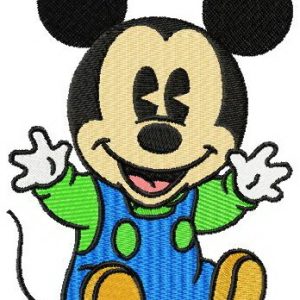 Baby Mickey Mouse embroidery design