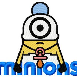 Baby Minion 2 embroidery design