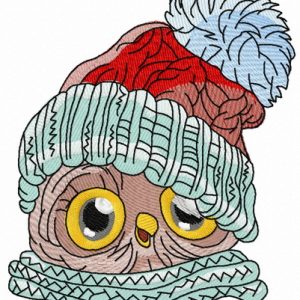Baby owl 2 embroidery design