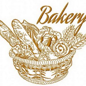 Bakery 2 embroidery design