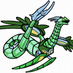 Bakugan Altair embroidery design