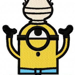 Balancing Minion 2 embroidery design