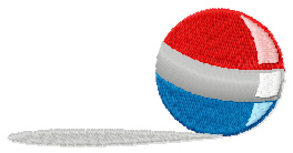 Baby ball embroidery design