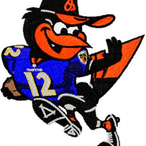 Baltimore Orioles embroidery design