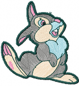 Bambi embroidery design