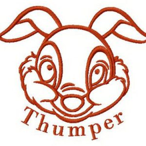 Bambi Thumper embroidery design