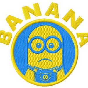 Banana embroidery design