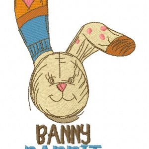 Banny rabbit 5 embroidery design