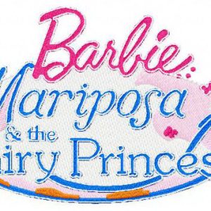 Barbie: Mariposa and the Fairy Princess embroidery design