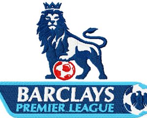 Barclays Premier League Logo embroidery design